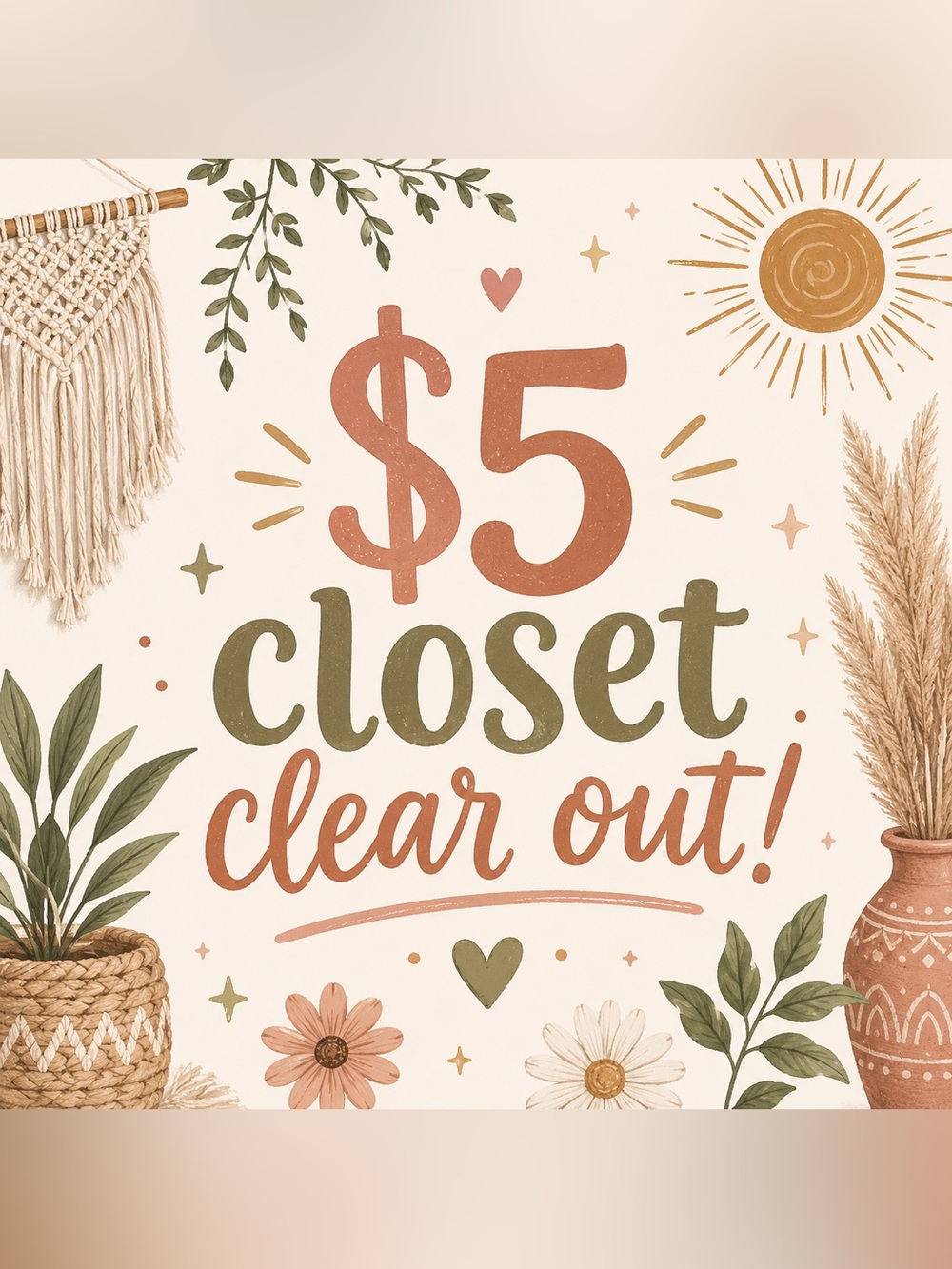 All items marked with a 🌵 in my closet are only $5, when you bundle 2 or more!